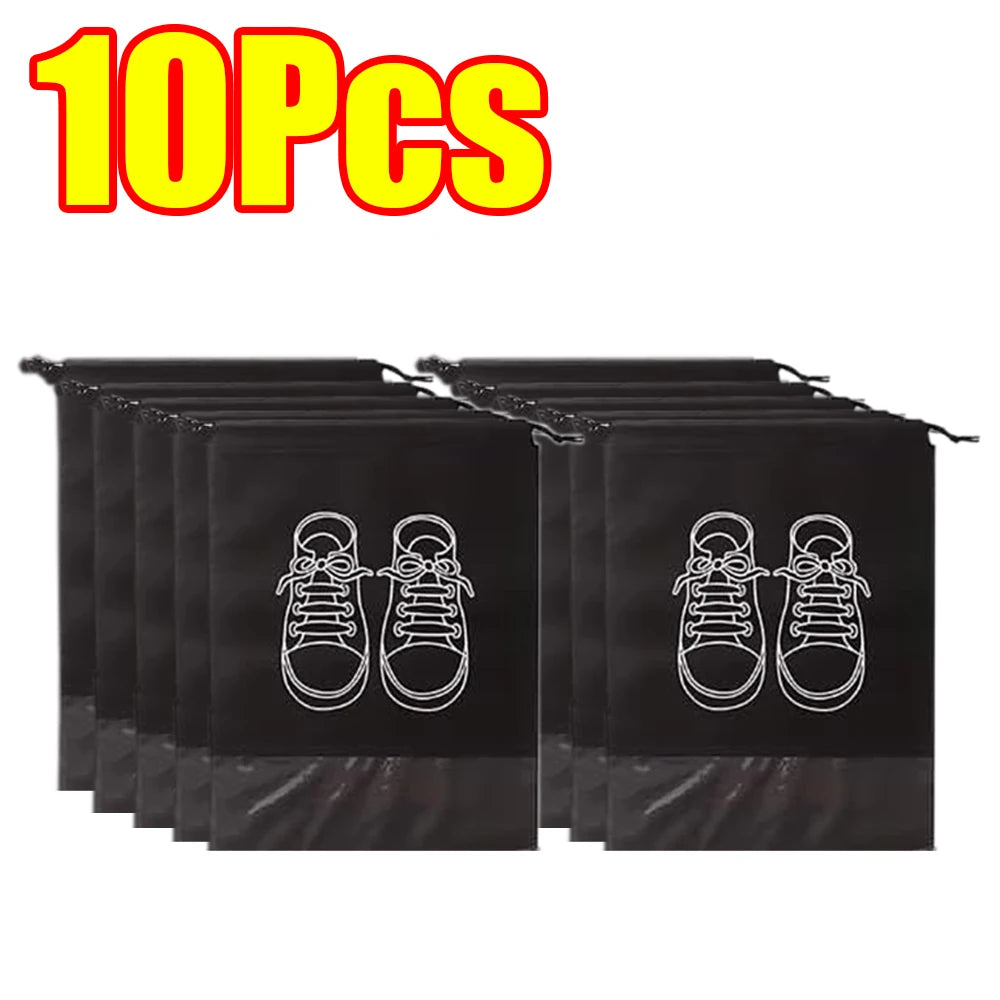 Waterproof Travel Shoe Organizer Bags with Clear Window