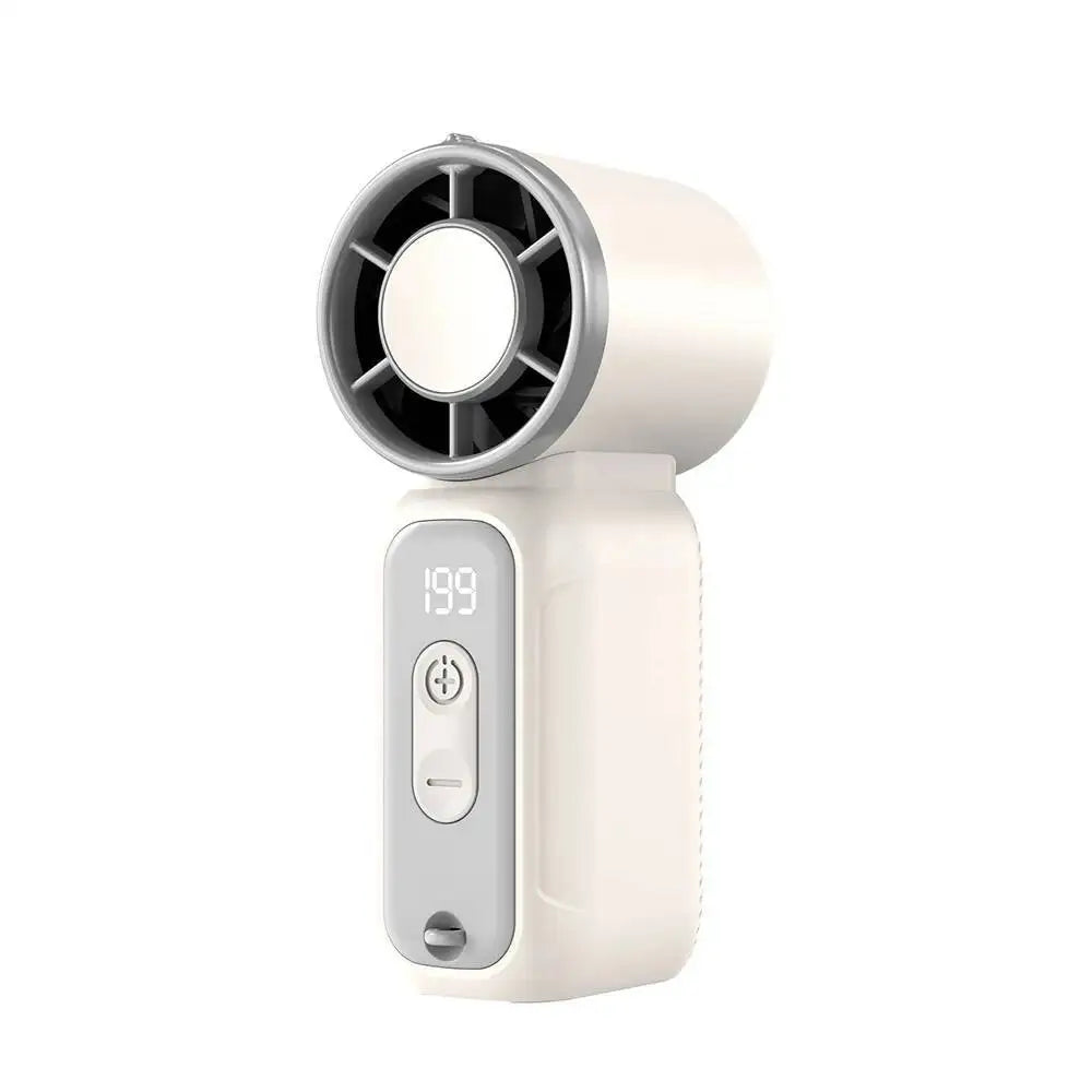 Ultra-Portable Handheld Mini Fan with Built-In Night Light & Neck Lanyard