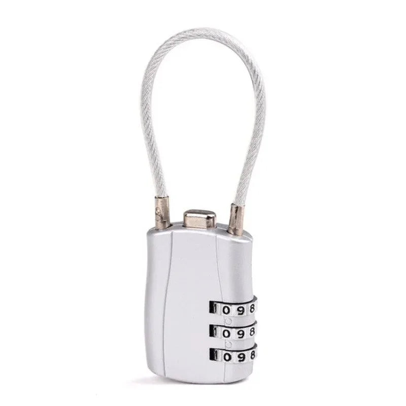 Anti-Theft Heavy-Duty Cable Combination Luggage Lock