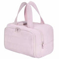 Dual-Compartment Clear Travel Toiletry Bag
