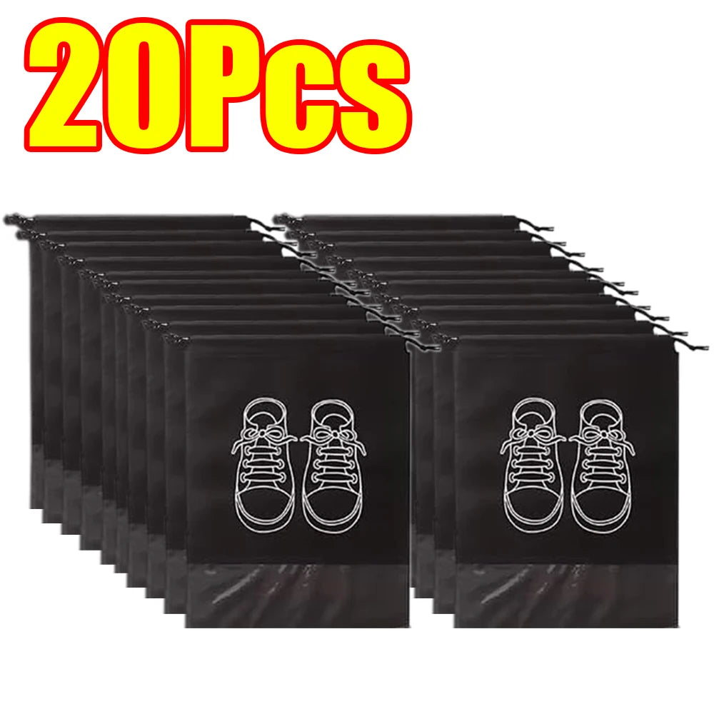 Waterproof Travel Shoe Organizer Bags with Clear Window