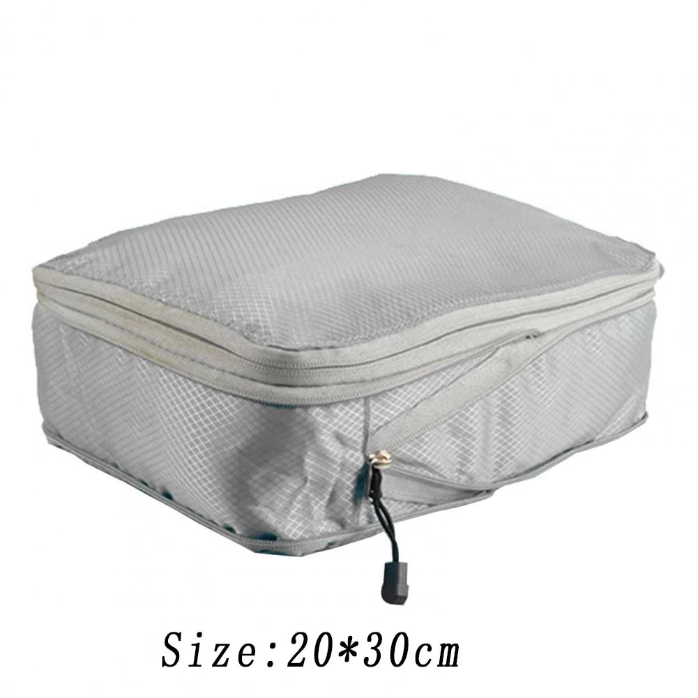 Ultra-Lightweight Compression Travel Cubes for Suitcases