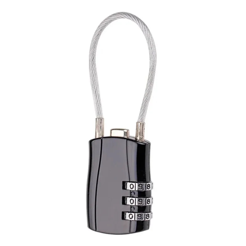 Anti-Theft Heavy-Duty Cable Combination Luggage Lock