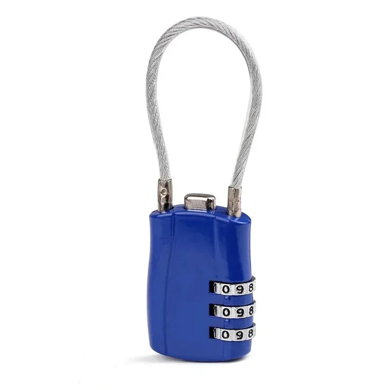 Anti-Theft Heavy-Duty Cable Combination Luggage Lock