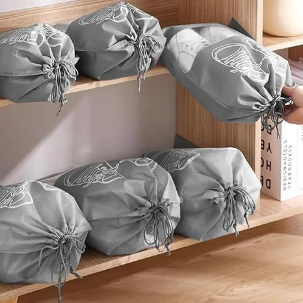 Waterproof Travel Shoe Organizer Bags with Clear Window