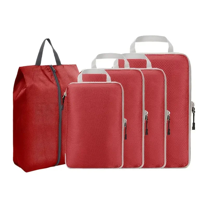 Ultra-Lightweight Compression Travel Cubes for Suitcases