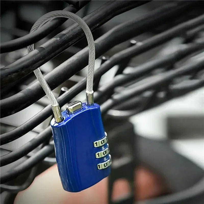 Anti-Theft Heavy-Duty Cable Combination Luggage Lock