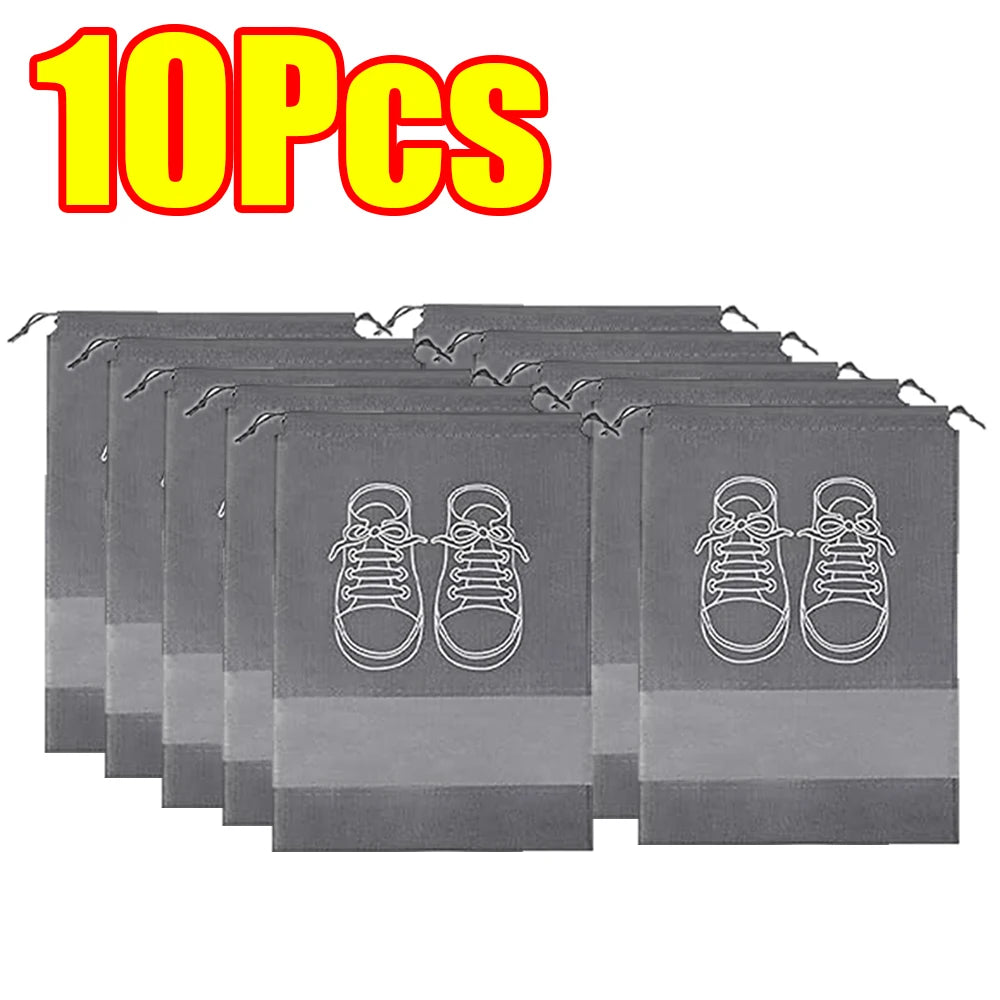 Waterproof Travel Shoe Organizer Bags with Clear Window
