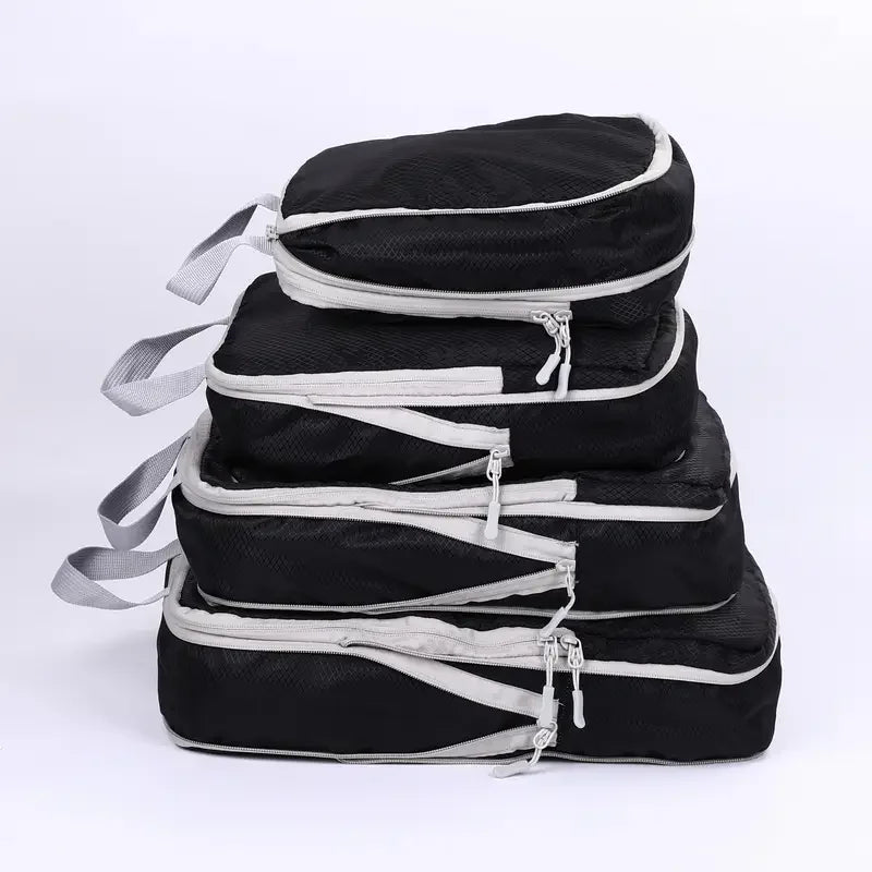 Ultra-Lightweight Compression Travel Cubes for Suitcases