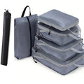 6-Piece Expandable Compression Packing Cubes & Shoe Bag Set